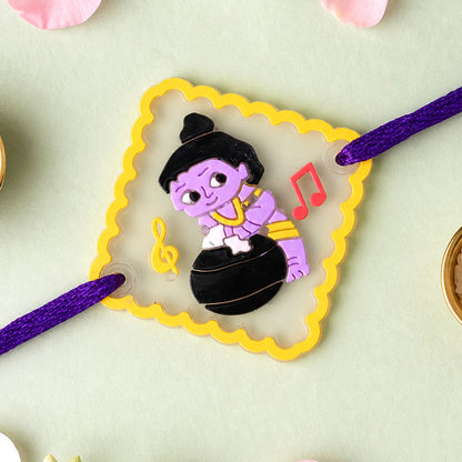 Baby Krishna Makhan Chor Musical Charm Kids Rakhi