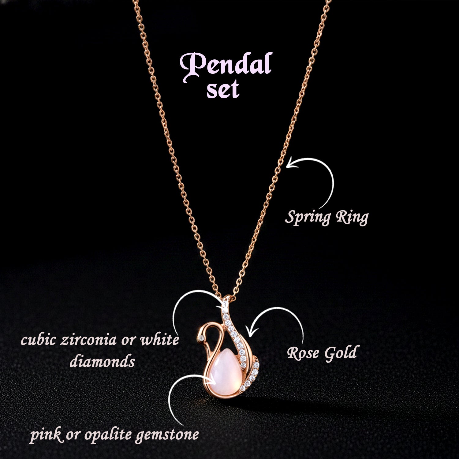 CHAIN WITH PENDAL FOR GIRL AND WOMAN