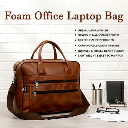 Multicolor Foam Laptop Bag – Office Travel Messenger Bag with Shoulder Strap