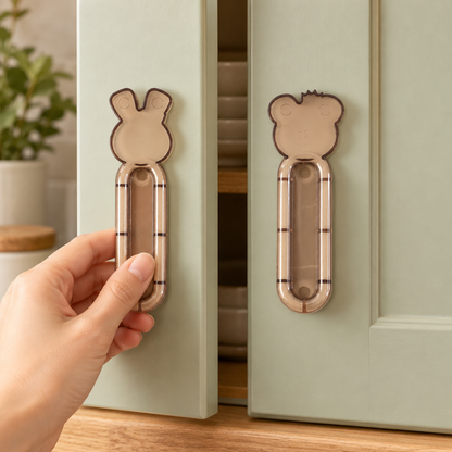 Push Pull Helper Door Handles – Easy Self-Stick Installation, 2 Pack