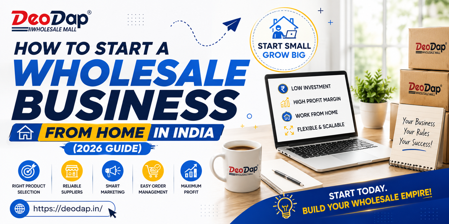 How to Start a Wholesale Business from Home in India (2026 Guide)