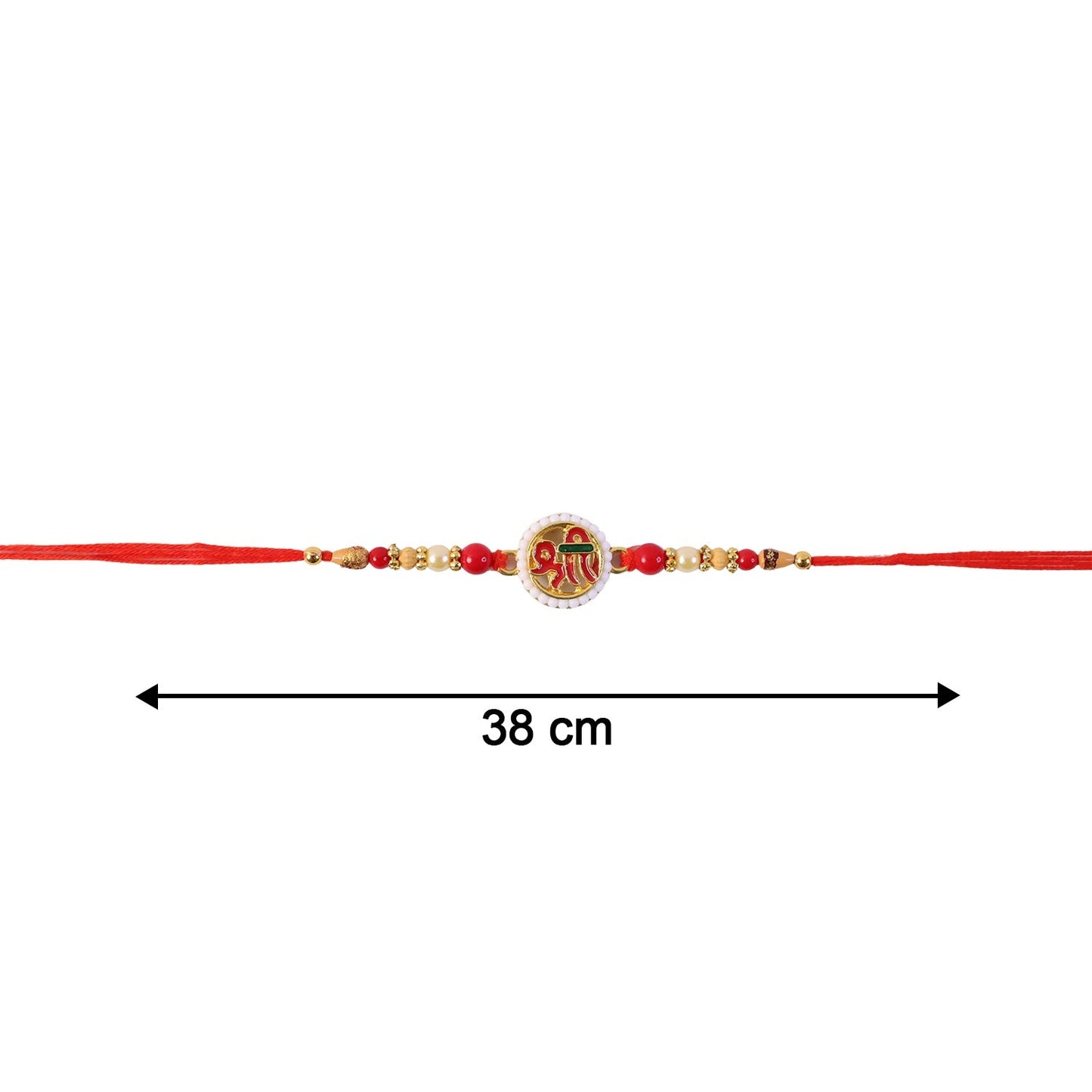 Rakshabandhan Shri Symbol Devnagari Rakhi Traditional & Designer (10pcs)