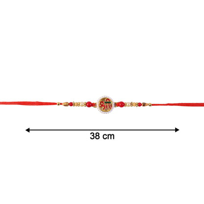 Rakshabandhan Shri Symbol Devnagari Rakhi Traditional & Designer (10pcs)
