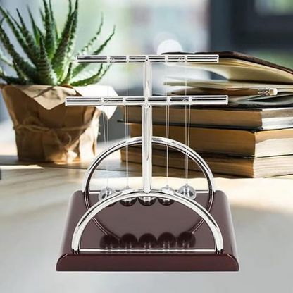 Newton Cradle Desk Toy with Metal Balls for Office Table Decoration