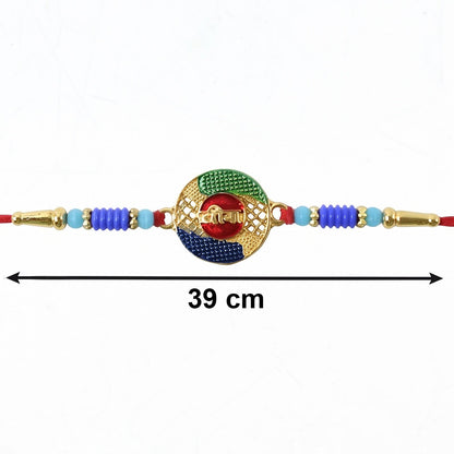 Rakhi Traditional Festive Thread with Decorative Beads (10pcs)