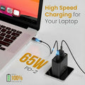 USB C Charger – Compact 65W Fast Charging for Laptops and Phones