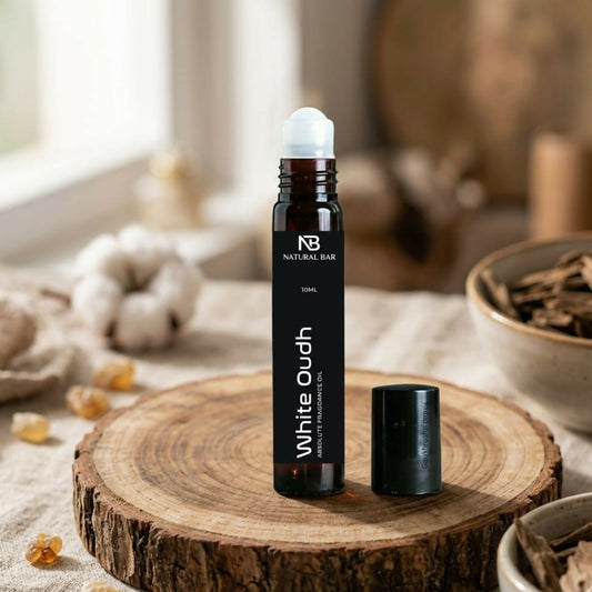 White Oud Luxury Attar Roll On Long Lasting Non Alcoholic Perfume (10ml)