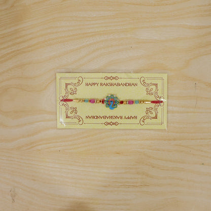 Peacock Rakhi for Brother Beaded Designer Traditional Rakhi (10pcs)