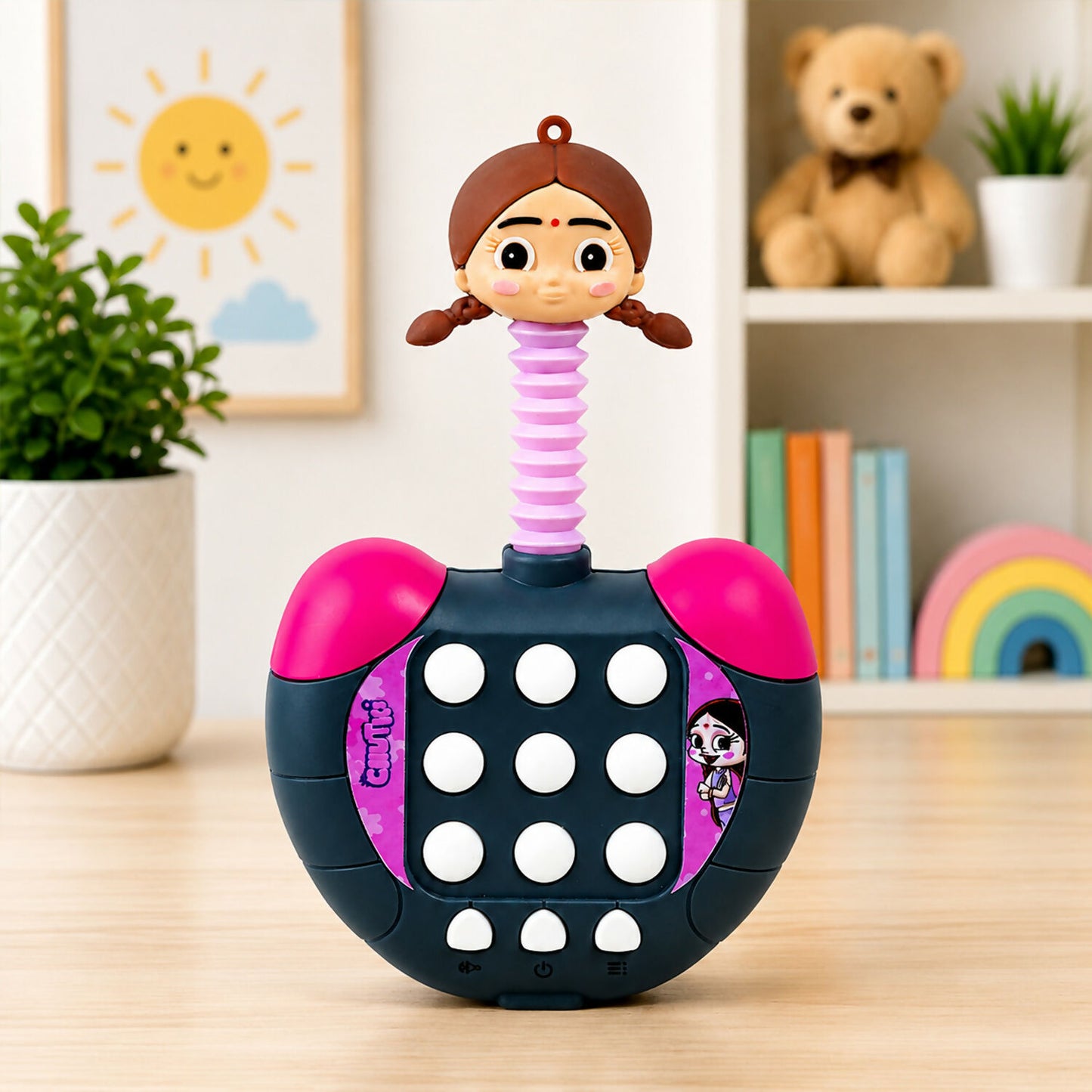Kids Musical Learning Toy with Lights, Sounds, Fun Buttons & Interactive Play