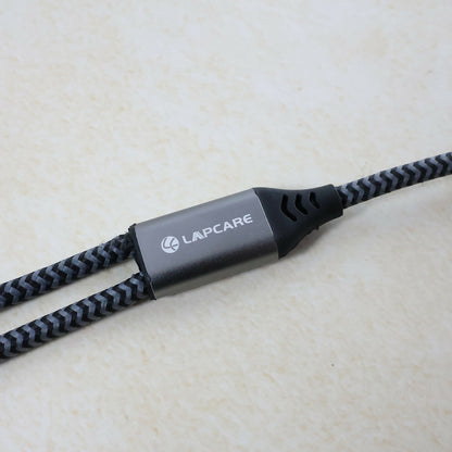 Lapcare 3 in 1 Fast Charging Cable with Multiple Connectors for Smartphones