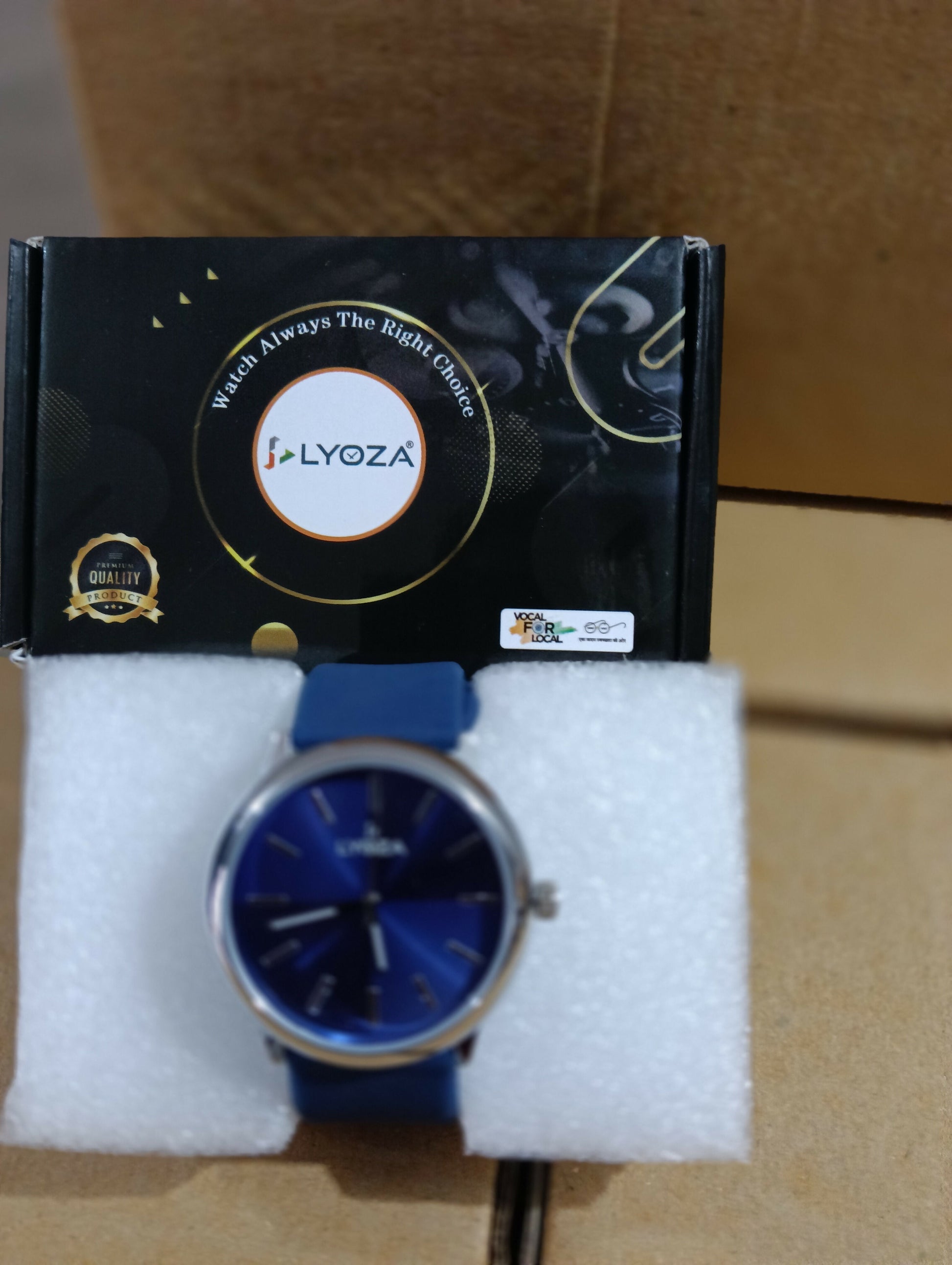 Blue Model with Black silicone Belt Analog Watch - For Men