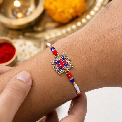 Rakhi Stylish & Traditional Designer Gift for Brother (5pcs)