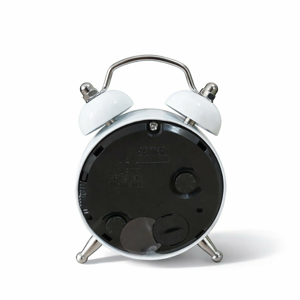 Classic Analog Alarm Clock for Bedroom | Silent Quartz Desk Table Clock