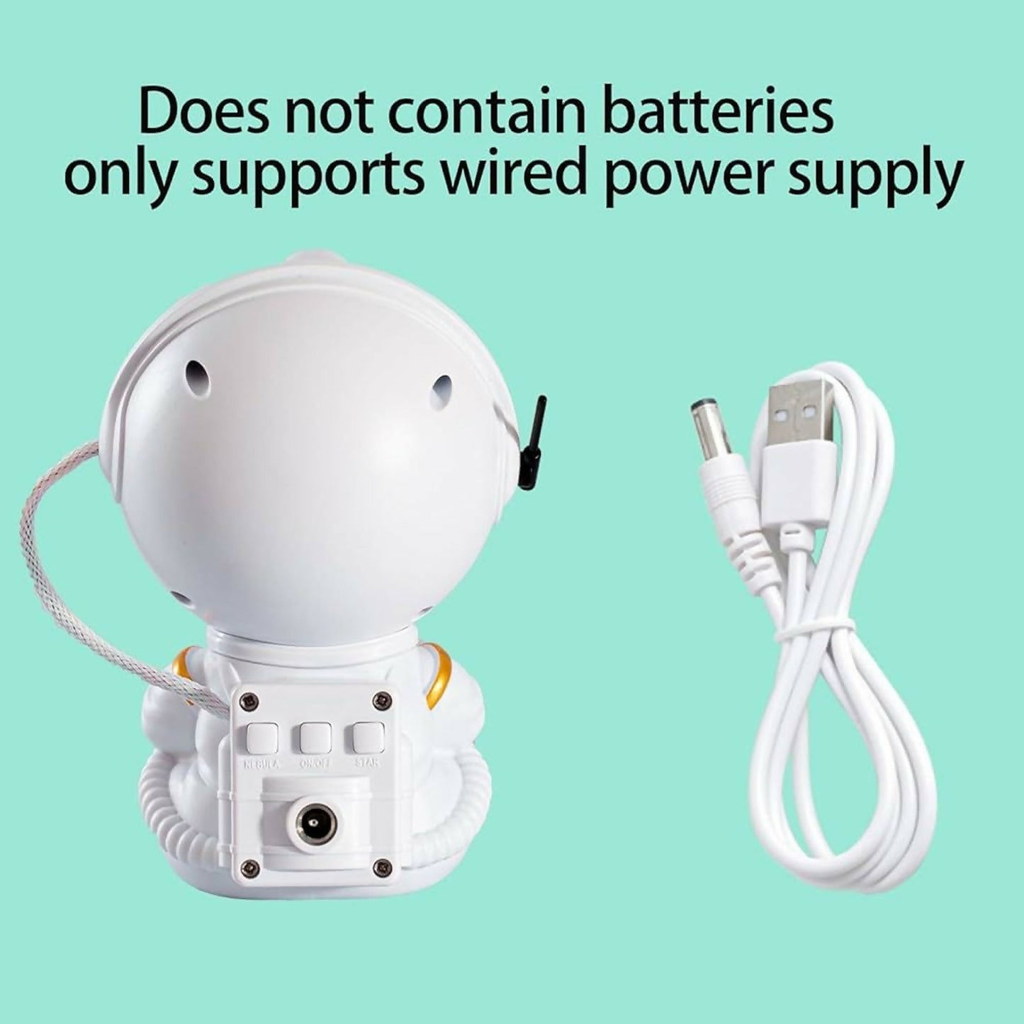 Astronaut Galaxy Projector Night Light with Remote & Nebula Effects