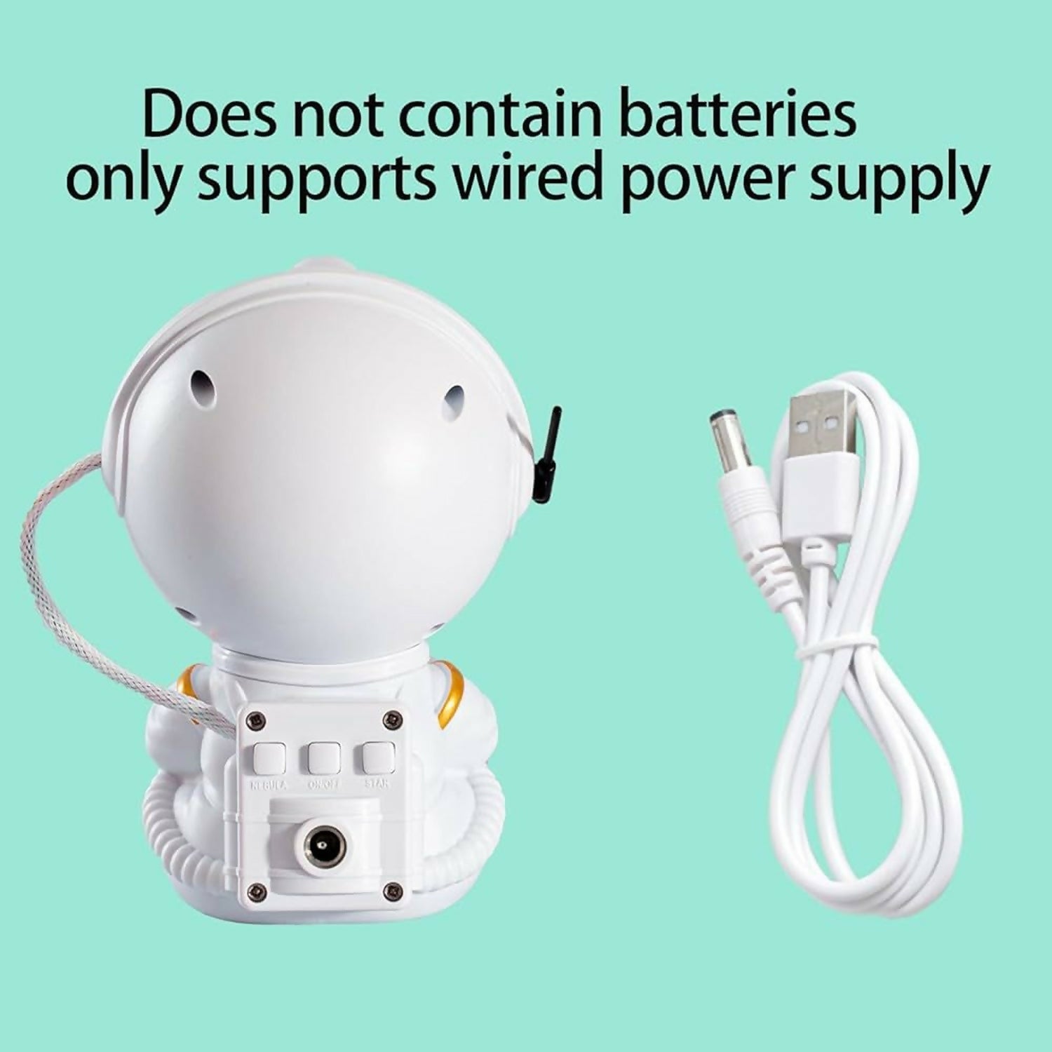 Astronaut Galaxy Projector Night Light with Remote & Nebula Effects