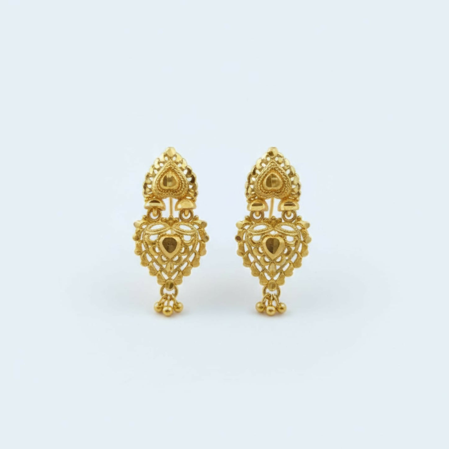 Ethnic Golden Drop Jhumka Earrings | Girls & Women Special