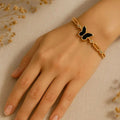Gold Plated Stainless Steel Kada Bracelet – Elegant Women’s Jewelry