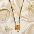 Mangalsutra with Heart Locket – Elegant Double Strand Design