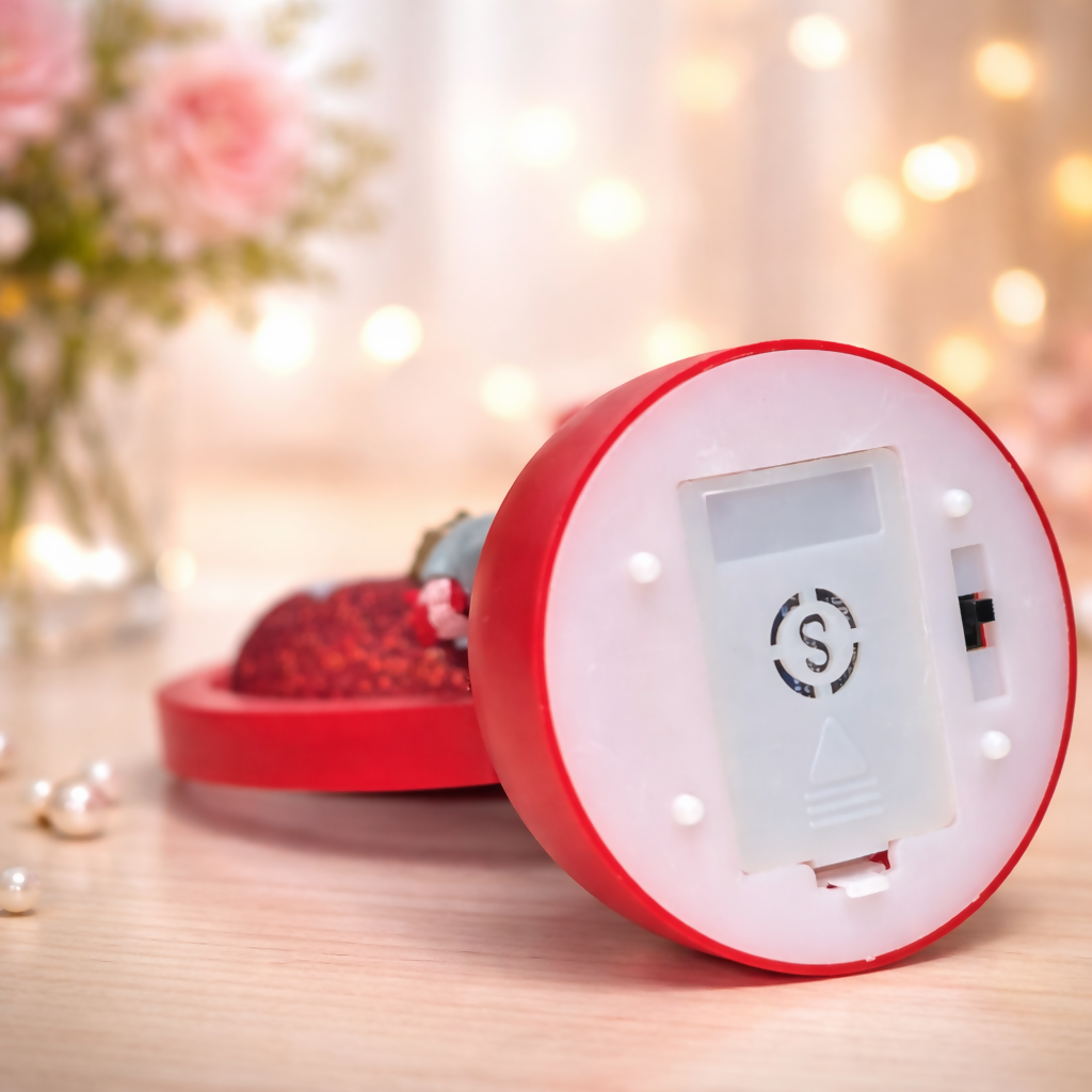 Romantic Couple LED Showpiece with Heart Design Table Decor Gift