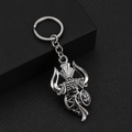 Premium Mahadev Trishul Damru Keychain for Car Bike Spiritual Religious Gift