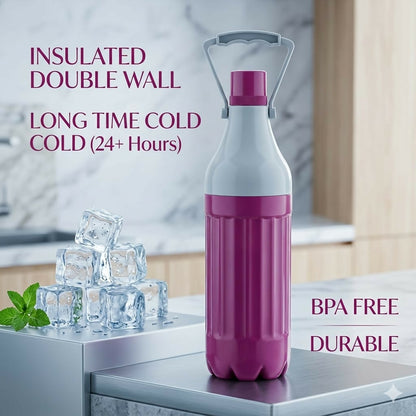 Bullet 2500 insulated water bottle in Radiant Red