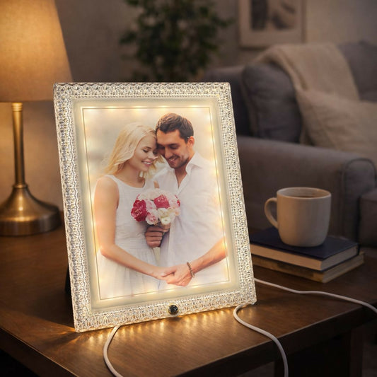 LED Decorative Photo Frame with Light Tabletop Display Frame