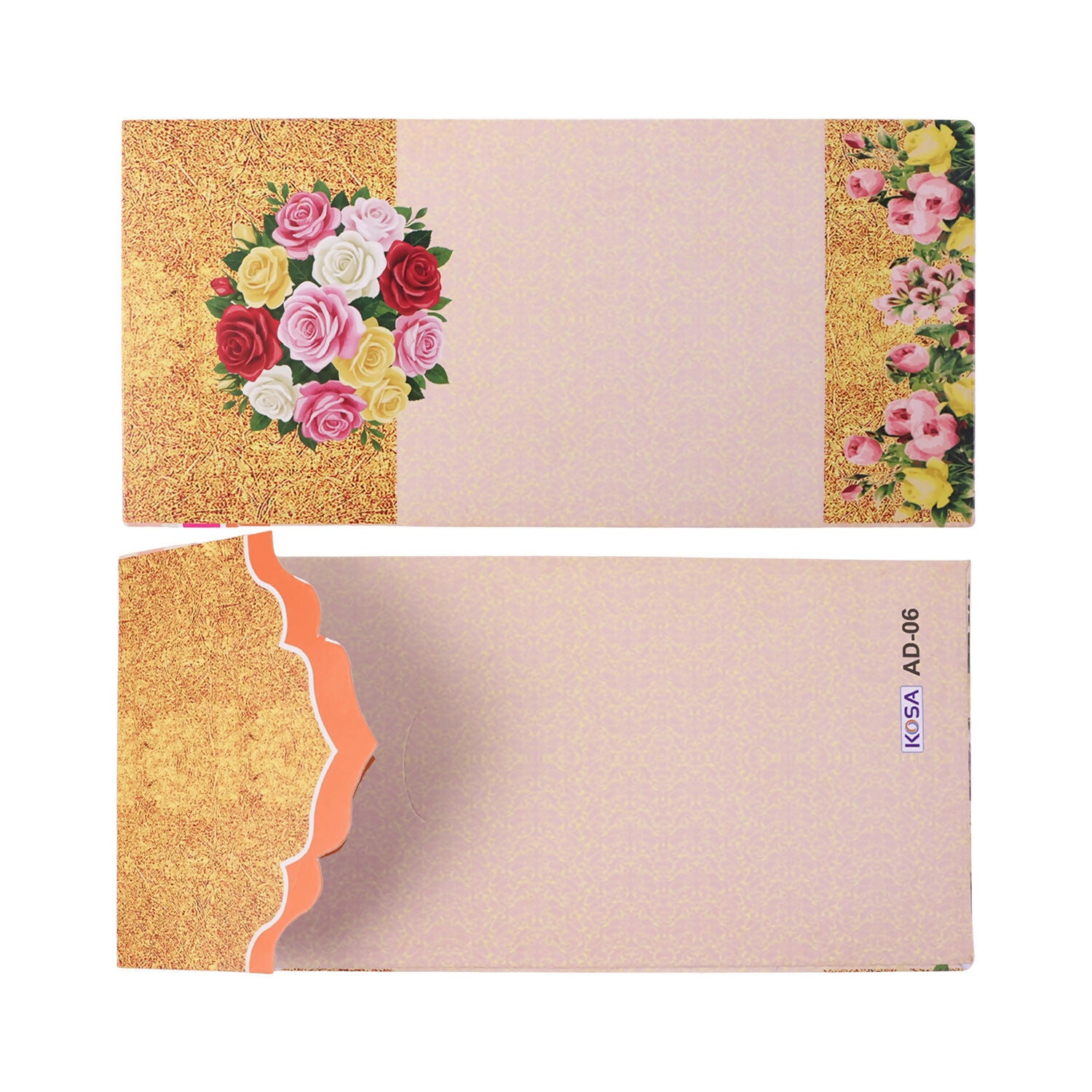 Premium Designer Floral Wedding Shagun Envelope for Cash Gift – Decorative Money Envelope