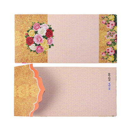 Premium Designer Floral Wedding Shagun Envelope for Cash Gift – Decorative Money Envelope
