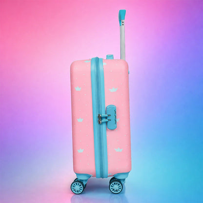 Handle detail of Disney Princess kids trolley bag