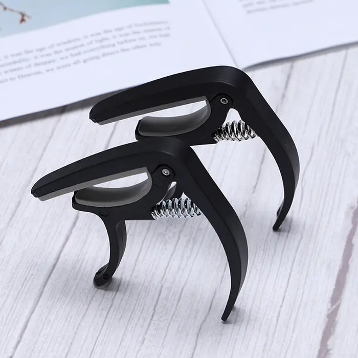 6141 Guitar Capo with Pickup Stand, Soft Pad for Acoustic and Electric Guitar Ukulele Mandolin Banjo Guitar Accessories