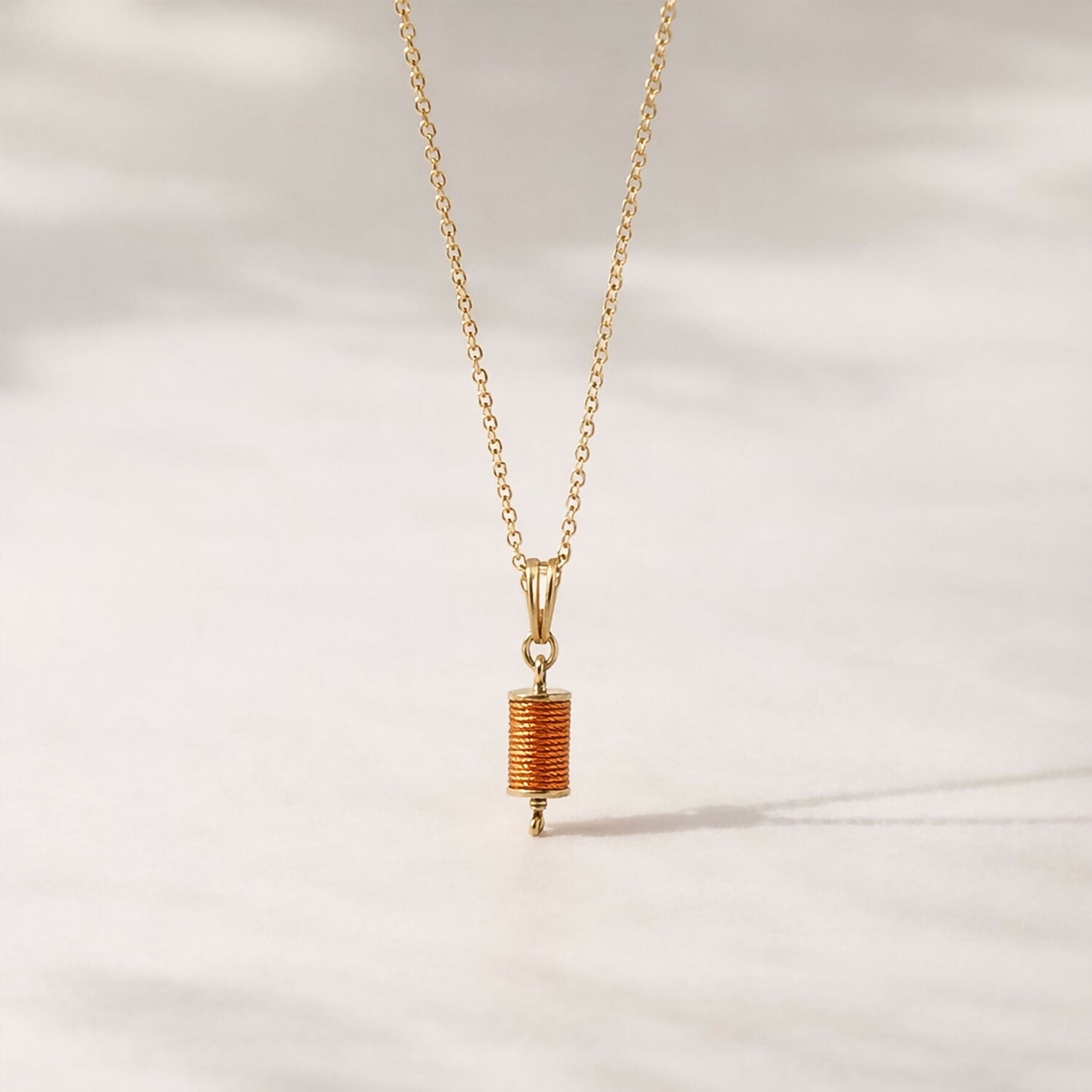 Stylish Firki Shape Pendant Necklace with Chain for Women