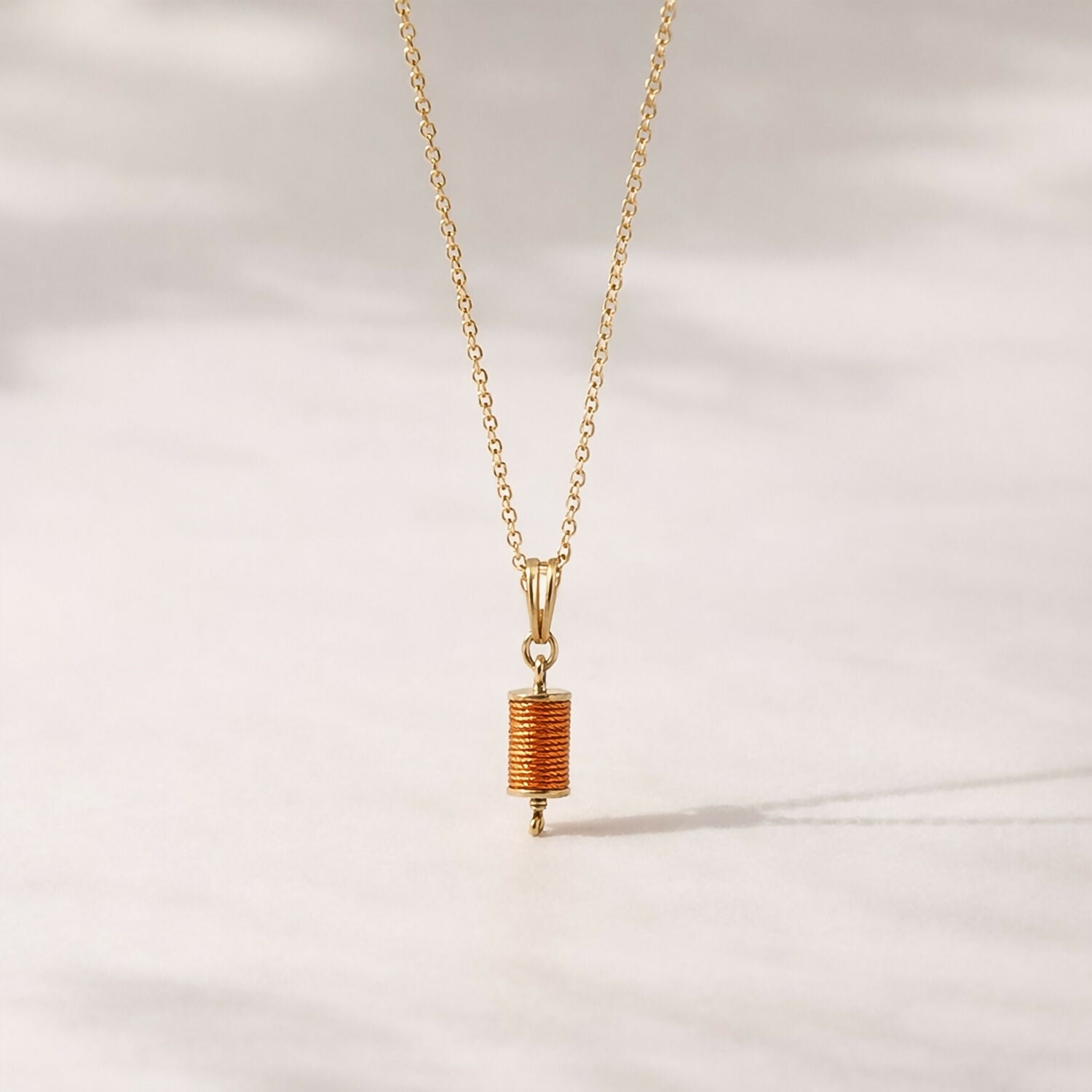 Stylish Firki Shape Pendant Necklace with Chain for Women