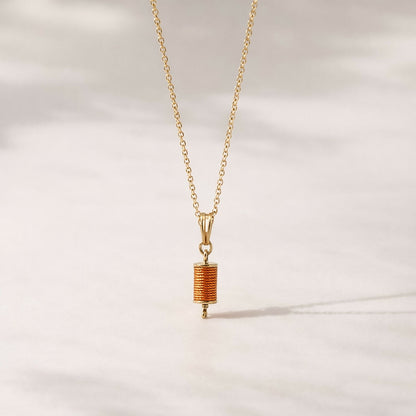 Stylish Firki Shape Pendant Necklace with Chain for Women