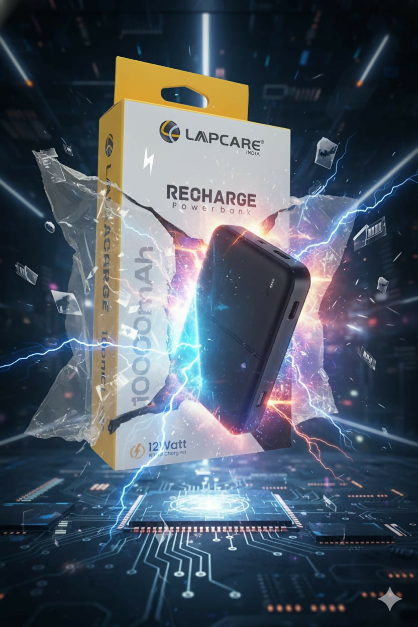 POWER BANK 10000 MAH RECHARGE LOX-234 LAPCARE
