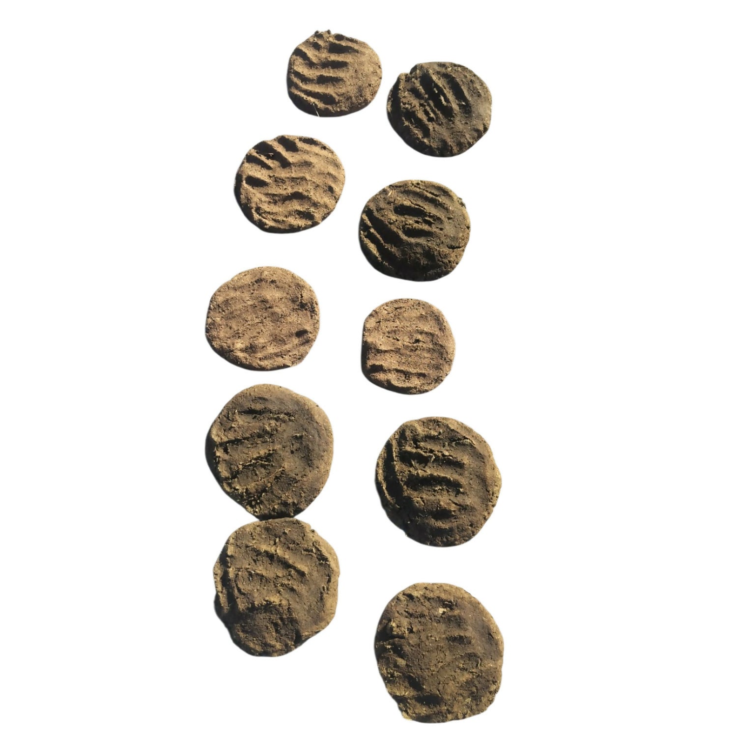 Cow Dung Cakes for Havan Puja Sambrani Dhoop Uple Ritual Use (1 kG)