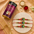 Best Bro Rakhi Set with Assorted Dryfruits, Pack of 3