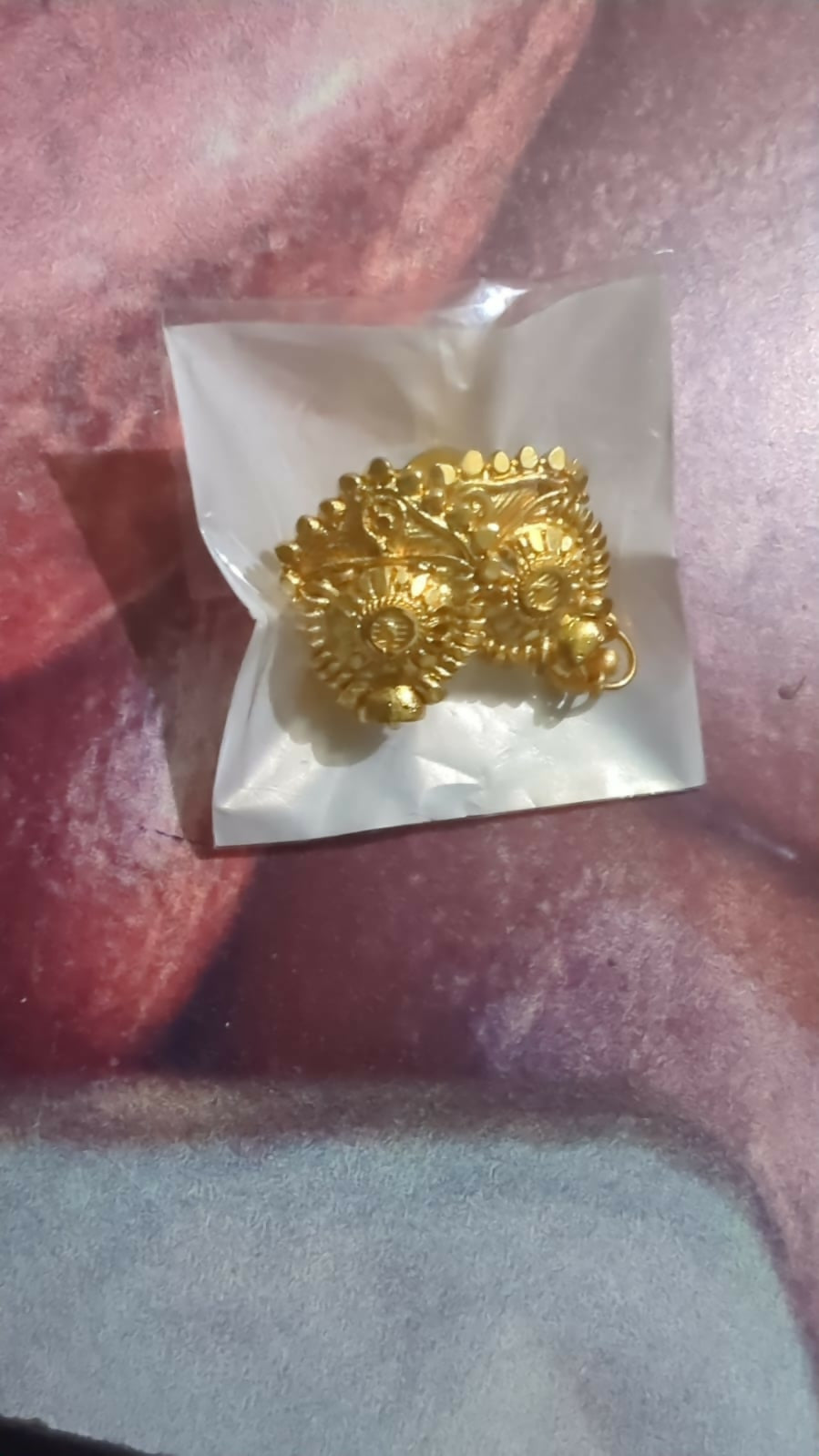 3 Drops Golden Earrings for Women & Girls – Traditional Fancy Jewellery Gift