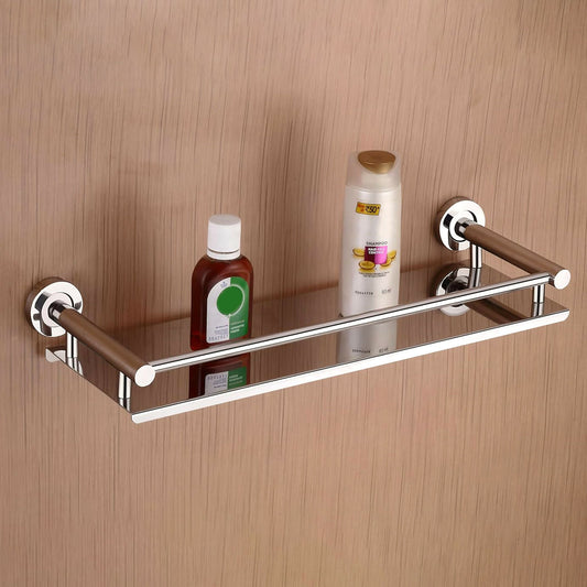Premium Stainless Steel Wall Mounted Bathroom Shelf Rack Organizer