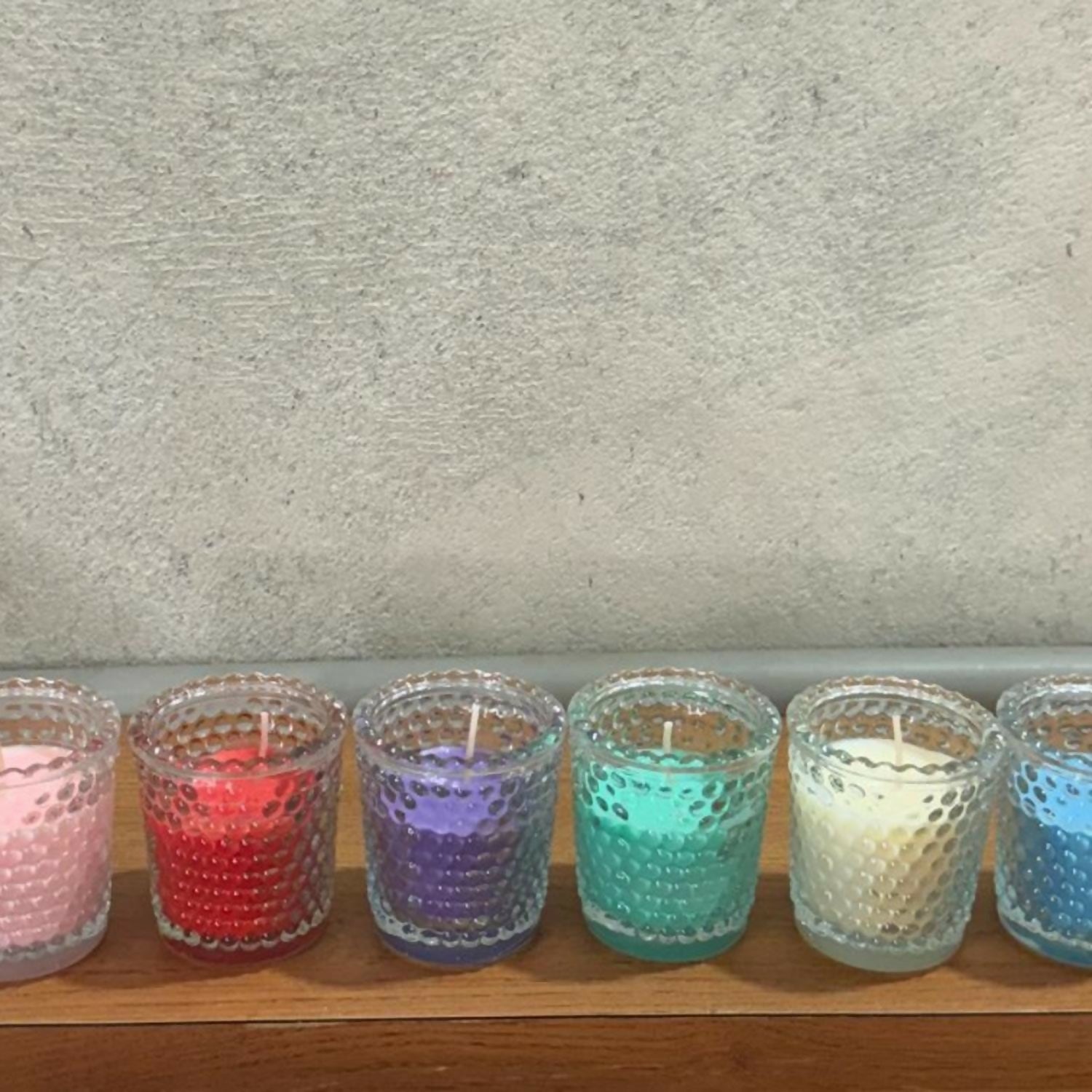 Home Aroma Set of 6 Scented Glass Jar Candles – Multicolor Aromatherapy Candles with Gift Packaging – Decorative Wax Candles for Home Décor, Spa, Relaxation, Parties & Gifting