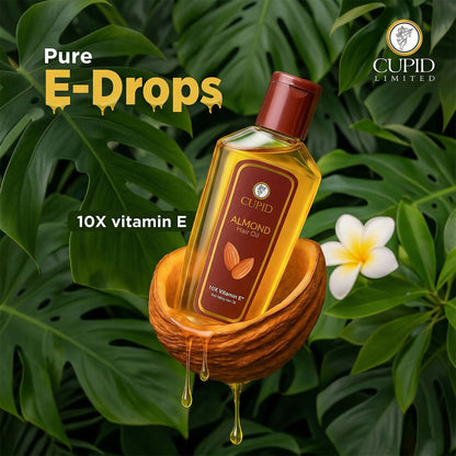 Almond Hair Oil with Vitamin E Nourishing Hair Care Solution (100 Ml)
