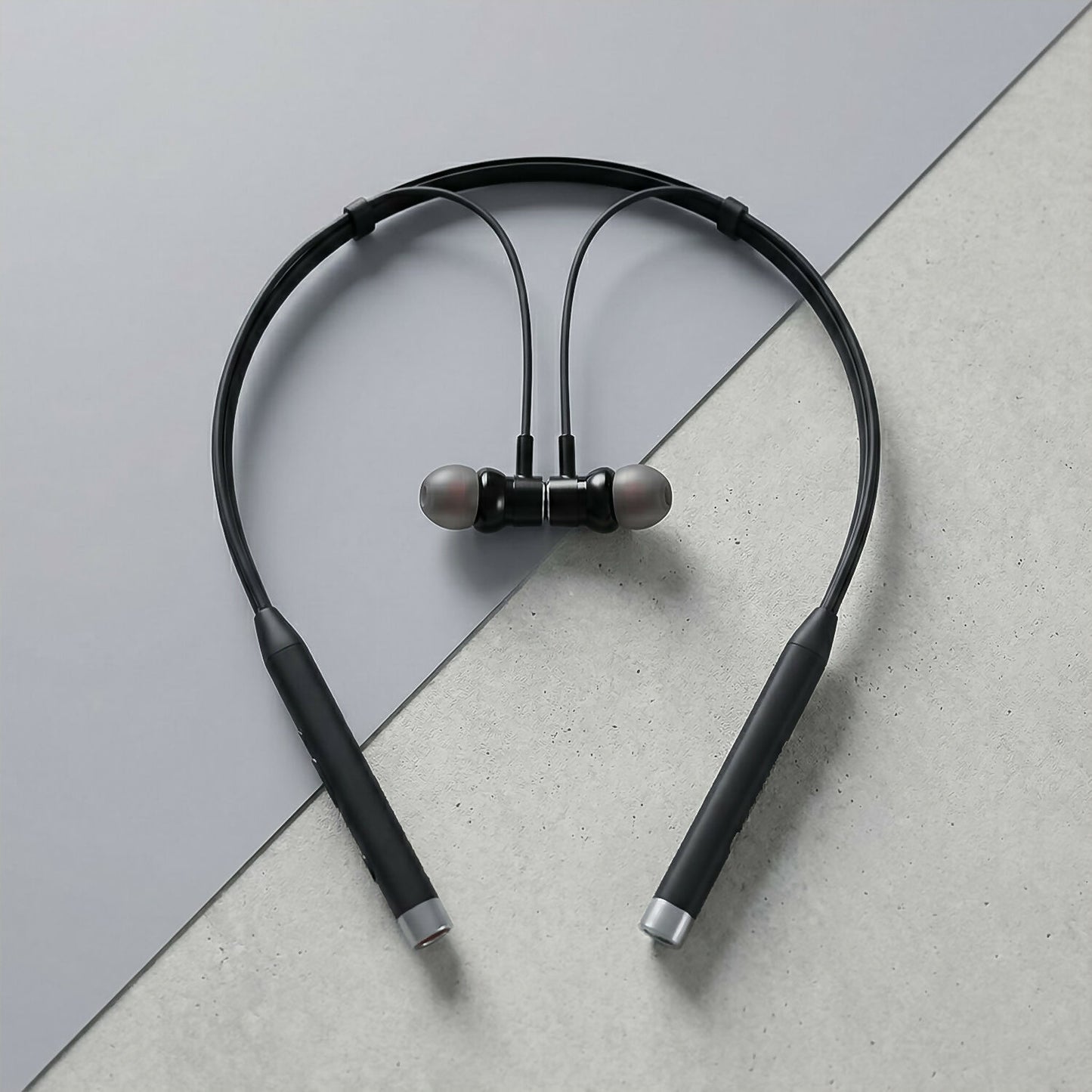 Lapcare Wooband 90 Wireless Bluetooth Neckband with Long Playtime & Deep Bass