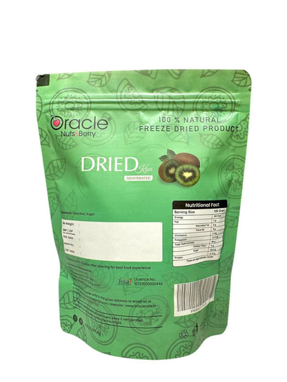Oracle Dried Kiwi Dehydrated Fruit Snack 250gm Pack Made from Natural Kiwi Slices