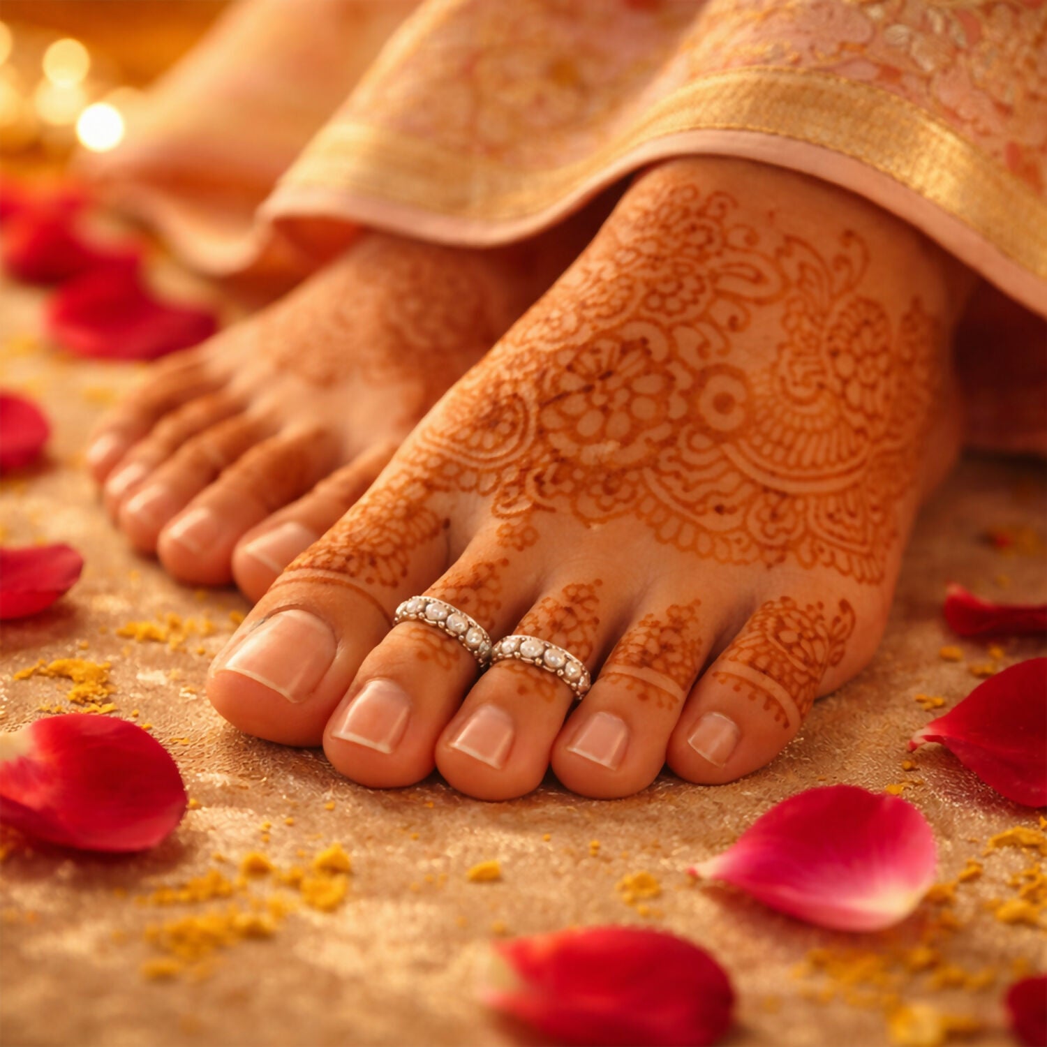 Elegant Sterling Silver Toi et Moi Inspired Beaded Ring Set