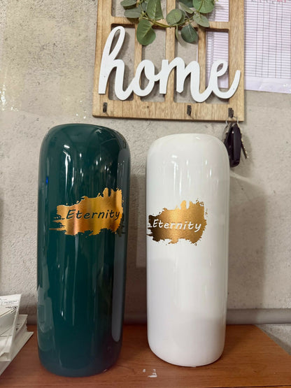 Eternity Decorative Floor Vase 12 Inch Modern Tall Vase for Home Décor