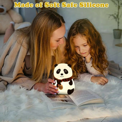Cute Panda LED Night Lamp with Touch Control for Kids Bedroom & Gifting