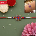Rakhi Stylish & Traditional Designer Gift for Brother (5pcs)