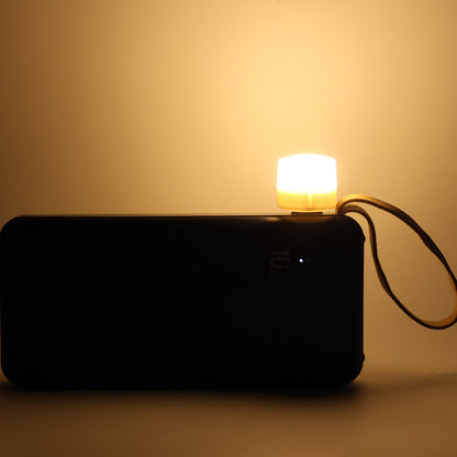 Yellow USB LED LAMP Night Light, Plug Small Led Nightlight  (1 Pc)