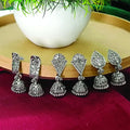 Silver Oxidised Earrings Combo – Traditional and Elegant Style
