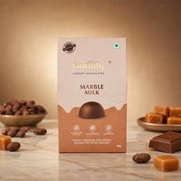 Desi Jaggery Marble Milk Chocolate with Natural Sweetness Premium Chocolate Bar (100Gm)