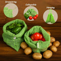 Vegetable Storage Bag Set – 3 Sizes with Drawstring Closure